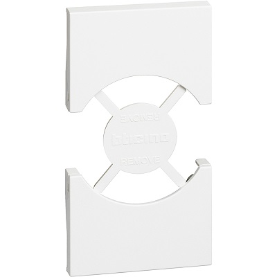 L.NOW Cover per Presa Schuko Bianca